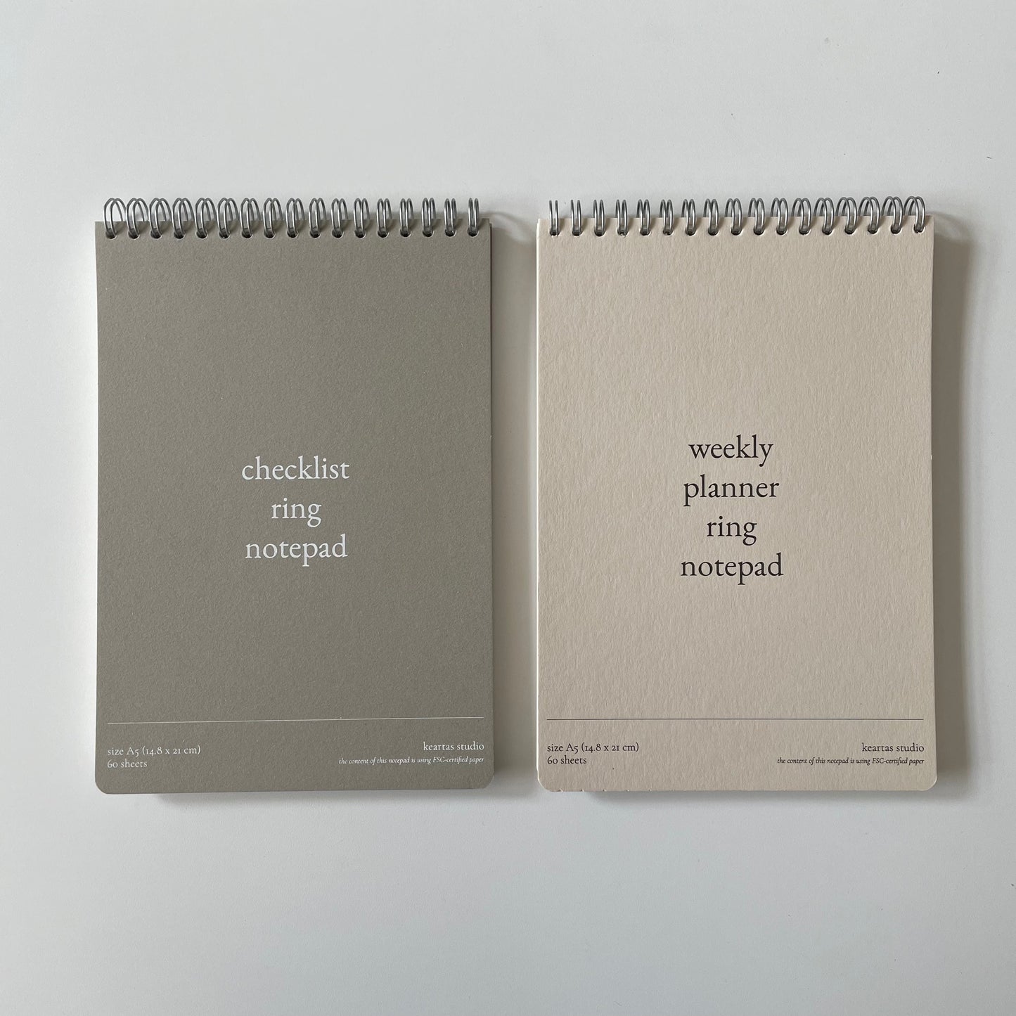 A5 Weekly Planner & Checklist Notepad